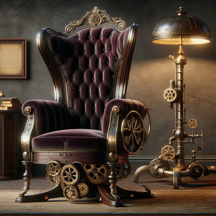 Steampunk high chair