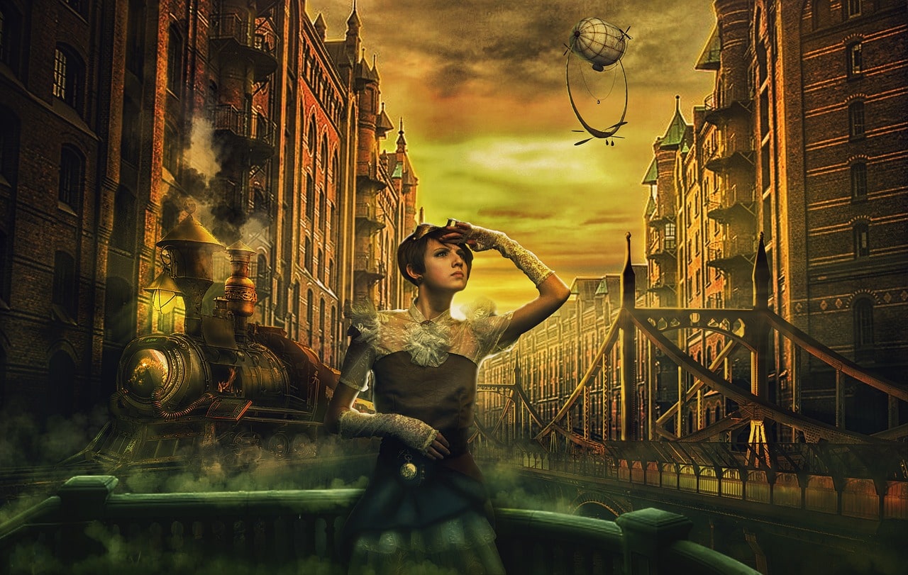 Steampunk Symbols and Meanings: History of the Genre's Iconography -  Steampunk Setting, image size:1280x811