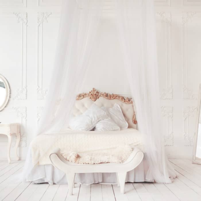 white bedroom
