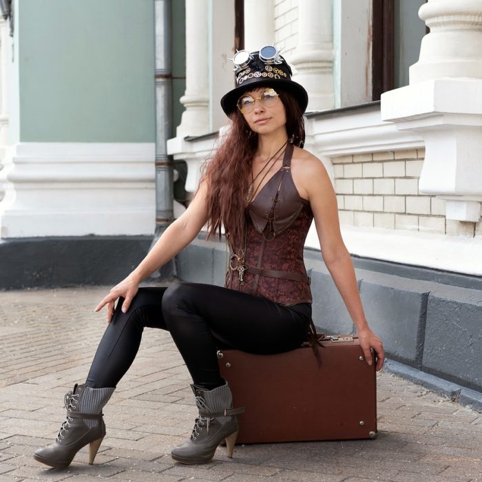 steampunk corset