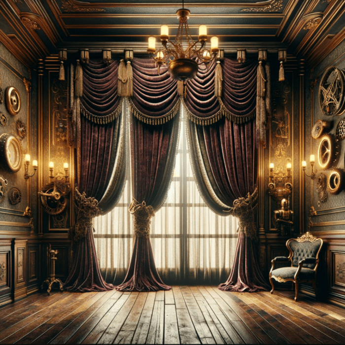 Steampunk curtains