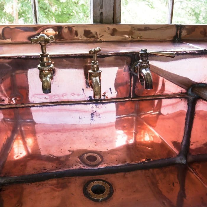 copper sink