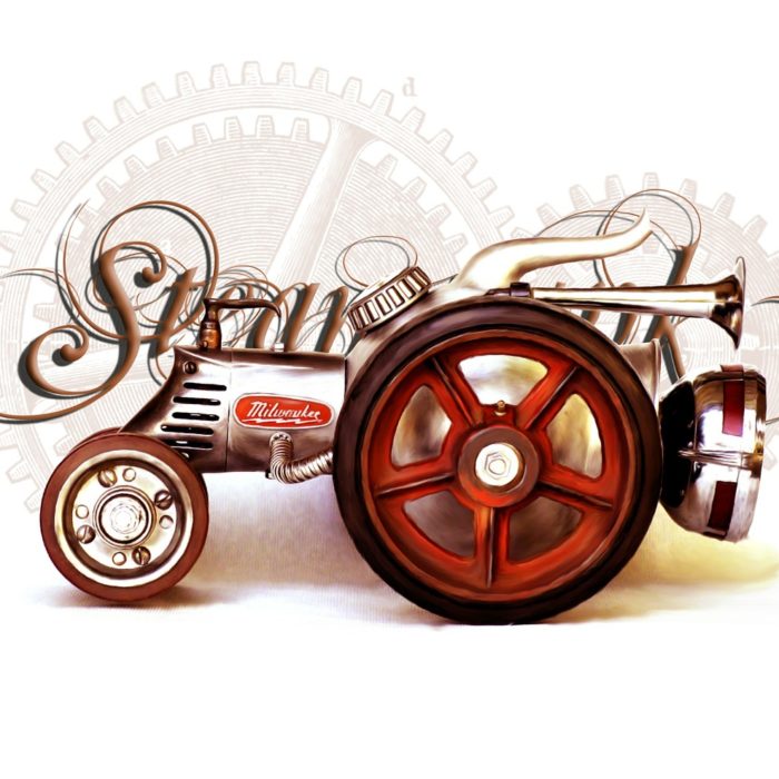 steampunk tractor