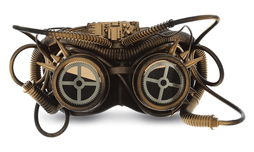 Attitude Studio Steampunk Goggles Steam Punk Glasses Cosplay Costume