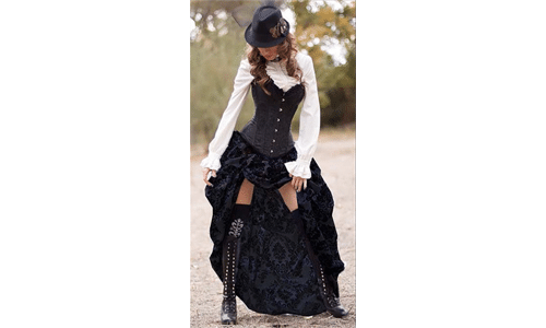 Elegant and Dangerous - Steampunk Dress Inspiration