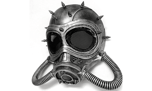 Spiked Full Face Gas Mask