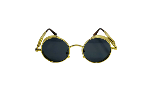 Gradient Tinted Lenses Steampunk Sunglasses