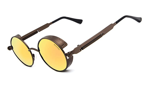 Polarized Metal Steampunk Sunglasses