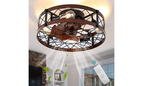 CAGED CEILING FAN IMAGE