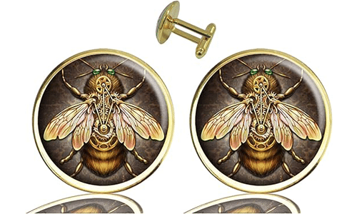 BEE CUFFLINKS